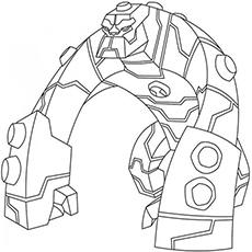 ben 10 omniverse coloring pages of four arms