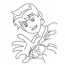 The Classic Ben 10 coloring page