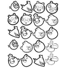 990 Coloring Pages Of Angry Bird For Free