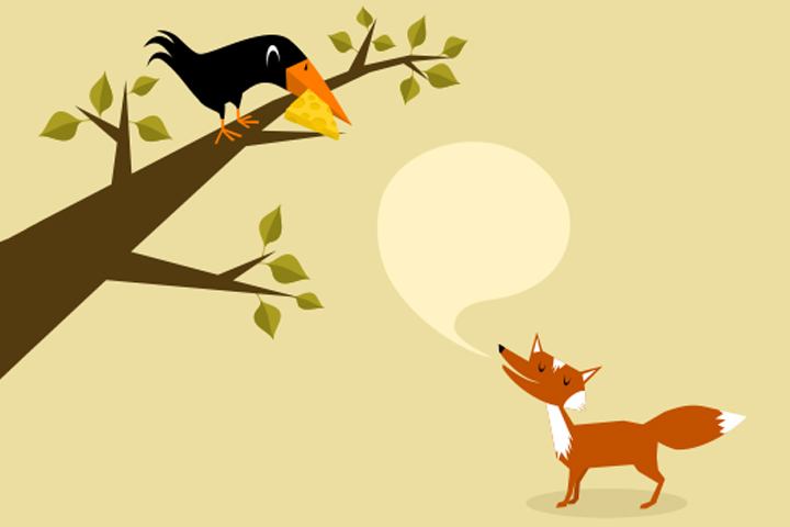 The Fox And The Crow Animal Story For Kids
