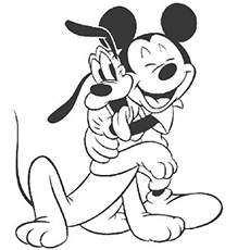 Friends Forever Image Mickey Mouse coloring pages