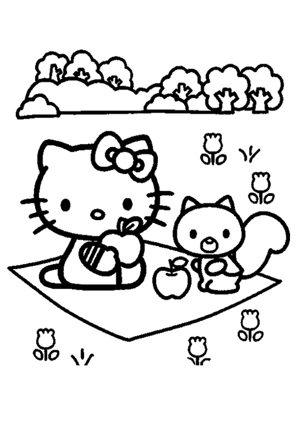 The-Kitty-On-A-Fun-Picnic-color