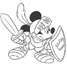 Mickey Will Save The Day Coloring Pages