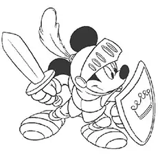 Mickey Will Save The Day Coloring Pages