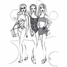 Top 50 Free Printable Barbie Coloring Pages Online