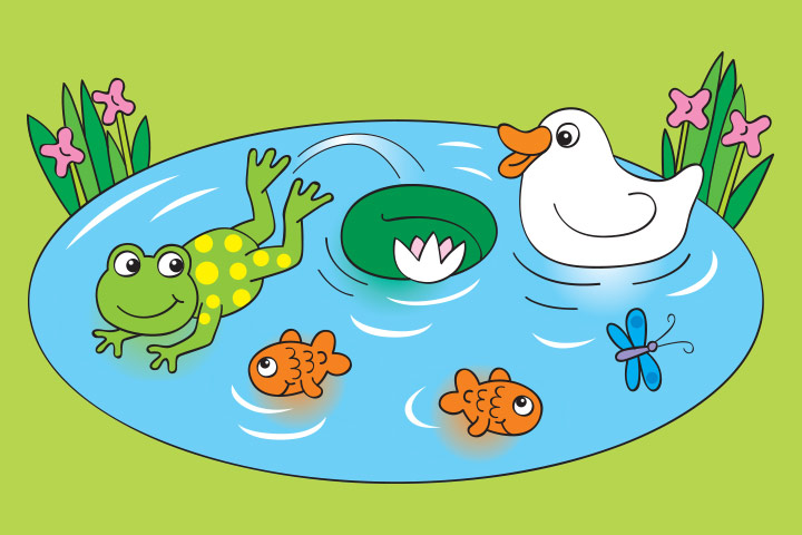 The Tale Of Two Fishes And A Frog Panchatantra story for kids