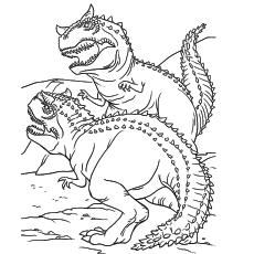 free dinosaurs coloring pages