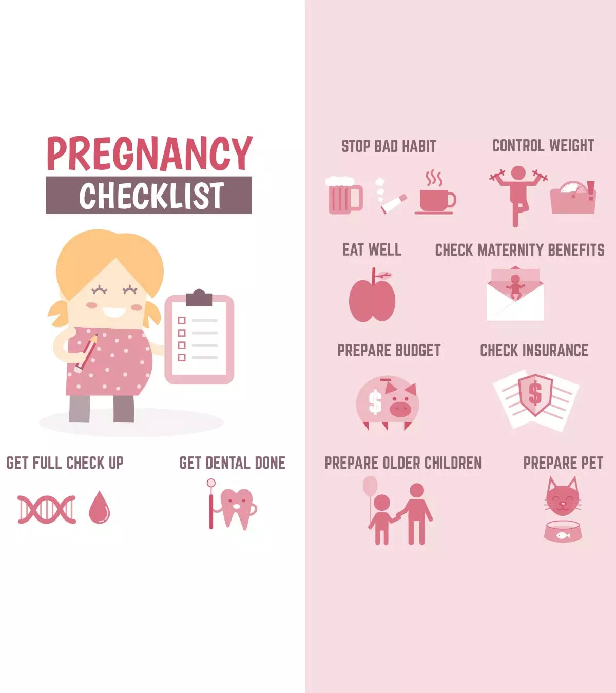 Many foods, tasks, or habits may not be safe during pregnancy, especially near term.