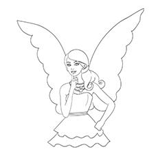 Barbie A Fairy Secret Coloring Page