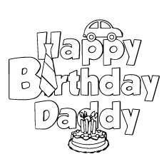 Happy Birthday Coloring Pages - Free Printables