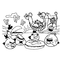 Printable Pic of Angry Birds 