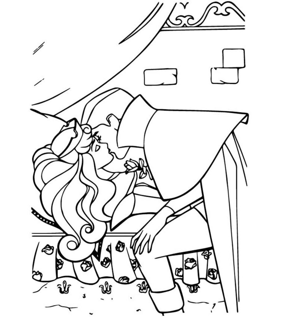 Top 20 Free Printable Sleeping Beauty Coloring Pages Online