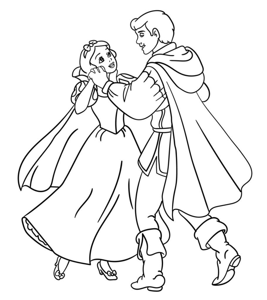 Top 21 Free Printable Snow White Coloring Pages Online