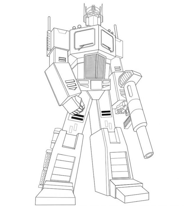 20 Popular Transformers Coloring Pages Your Toddler Will Love