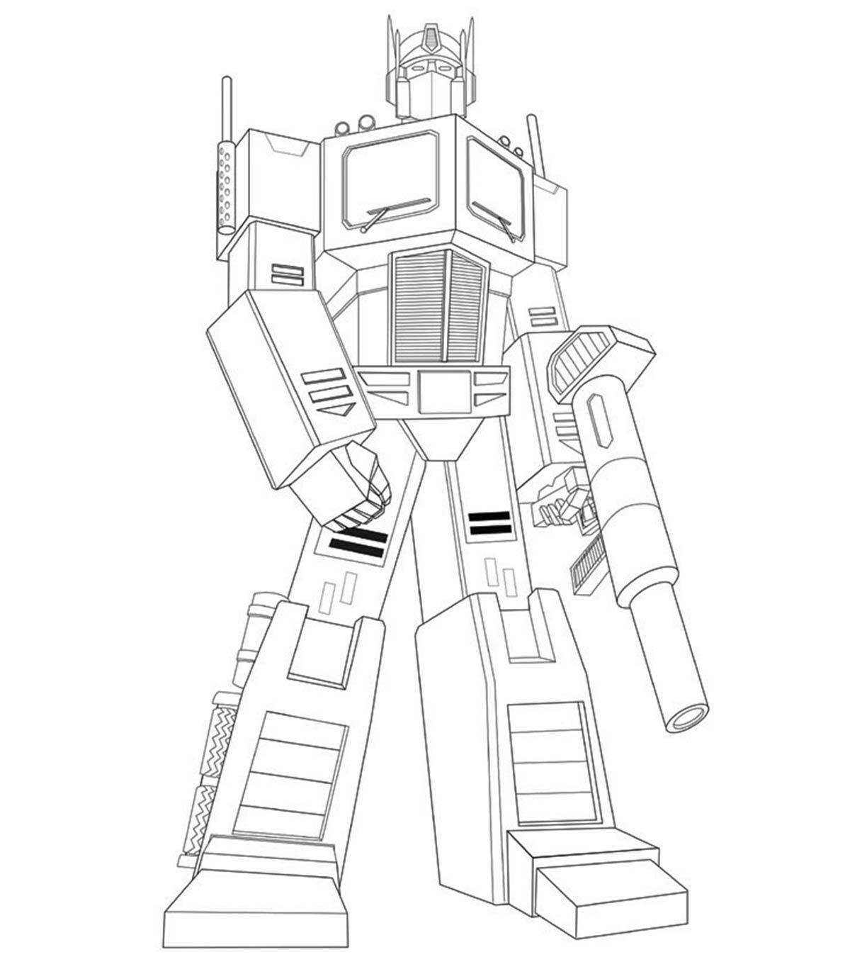 Download Top 20 Free Printable Transformers Coloring Pages Online