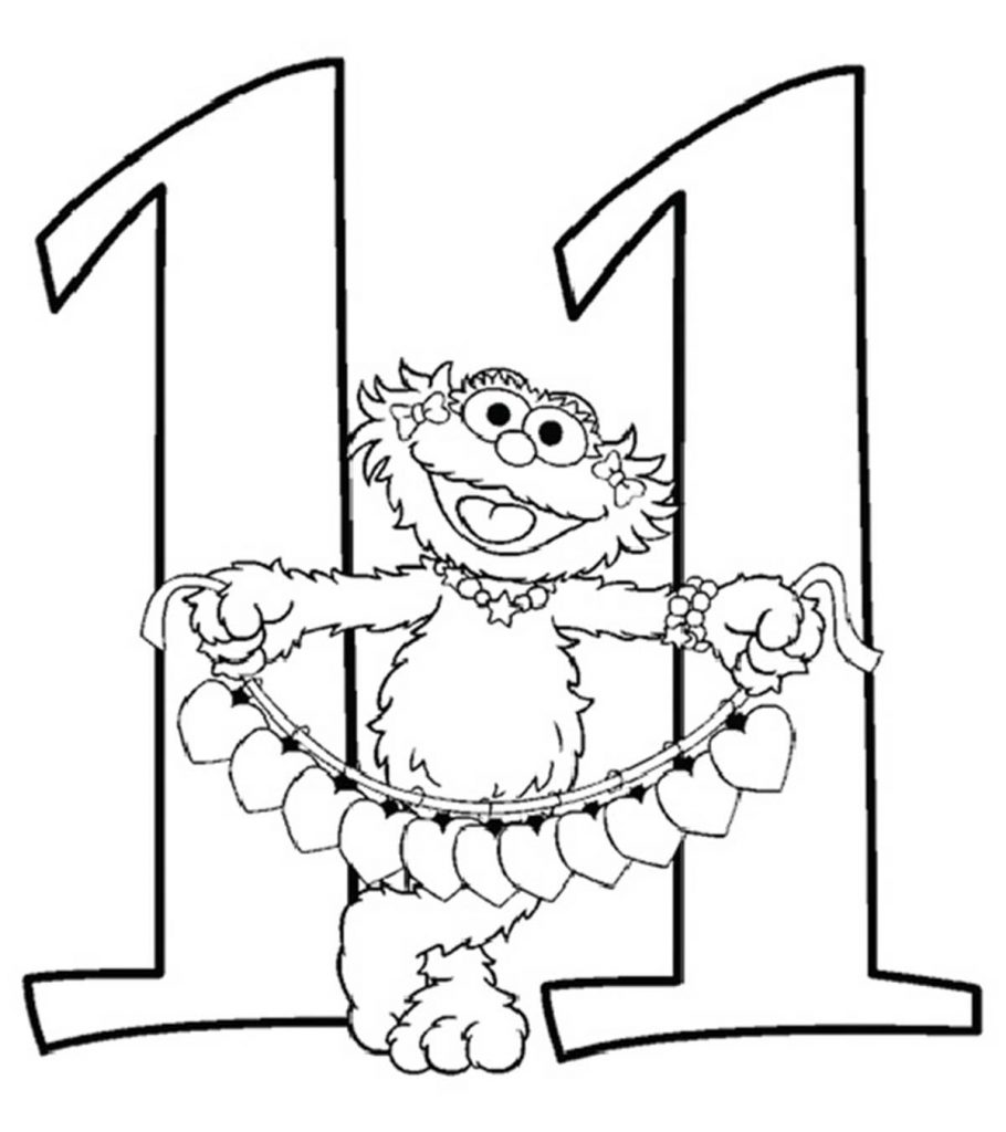 Download Top 21 Free Printable Number Coloring Pages Online
