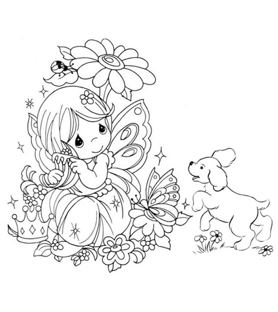 pictures of fairies to color for kids