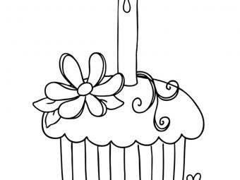25 Lovely Cupcake Coloring Pages Your Toddler Will Love