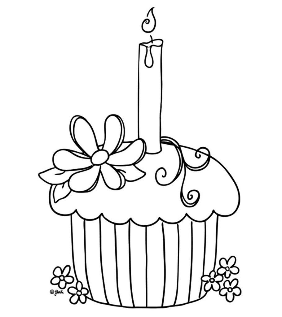 printable cupcake coloring pages