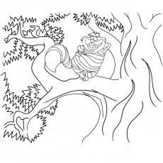 104  Alice In Wonderland Coloring Pages Cat  Latest Free