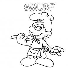 A-Funny-Smurf-Coloring-Eat-17-9