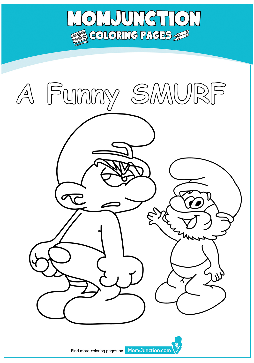 A-Funny-Smurf-Coloring-Grouchy-17