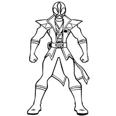 Power Rangers Fury court coloring page