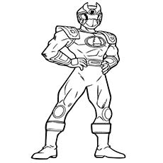 power rangers ninja storm coloring pages