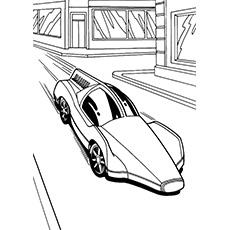 A Printable Hot Wheels colouring