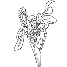 A Superman Coloring pages