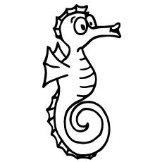 cartoon sea animals coloring pages