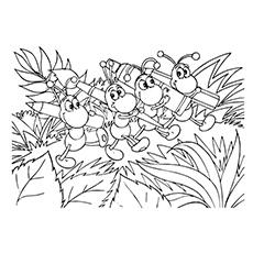 Top 25 Free Printable Ants Coloring Pages Online | MomJunction