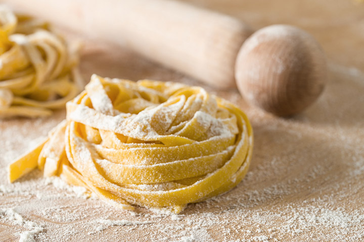 Homemade pasta can be eaten during pregnancy