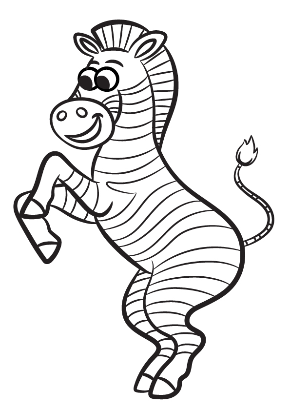 Cute-outlined-of-zebra