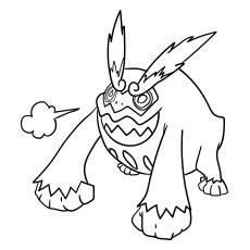 Darmanitan Pokemon coloring images