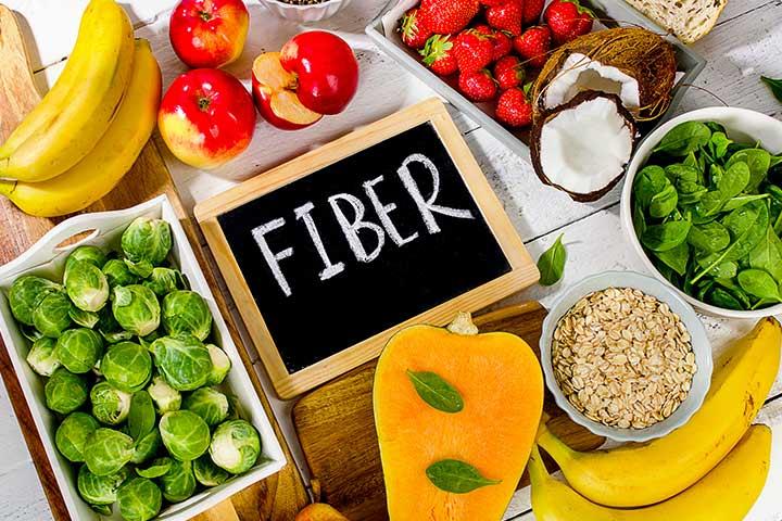 Fibre In Fruits And Vegetables Chart