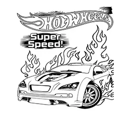 Hot-Wheels-Super-Speed-Coloring-Page-For-Kids