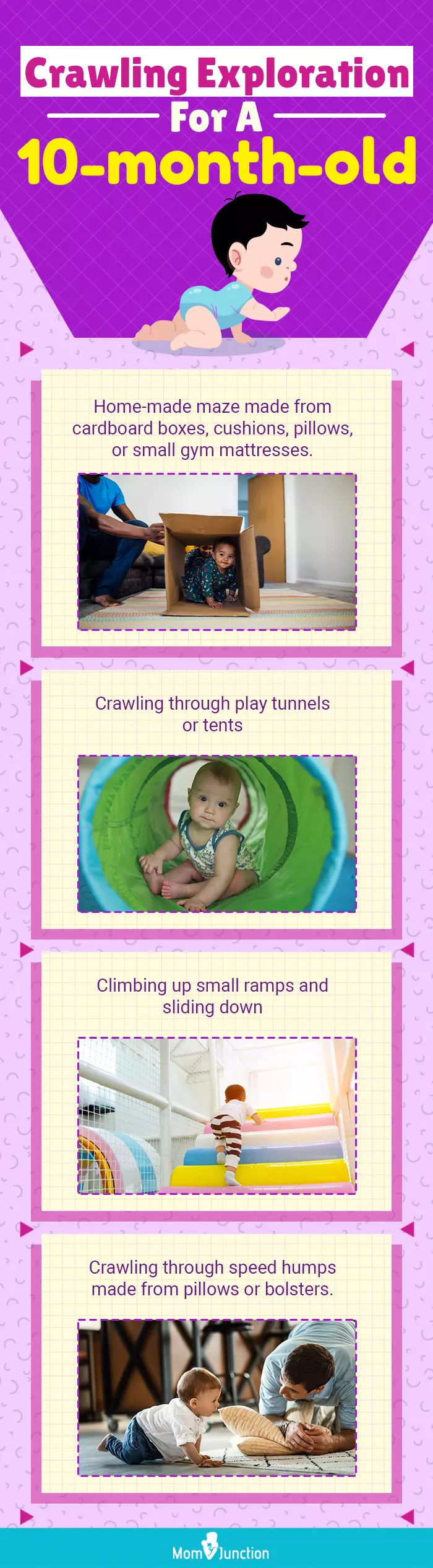 crawling exploration for a 10 month old (infographic)