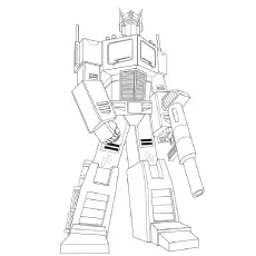 Iron Hide Transformers coloring page