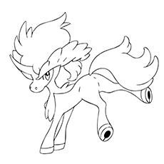 Keldeo Pokemon coloring page