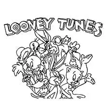 Poster of Looney Tunes Coloring Pages Printable