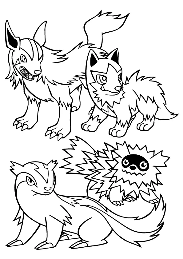 Mightyena-Poochyena-Zigzagoon-Linoone