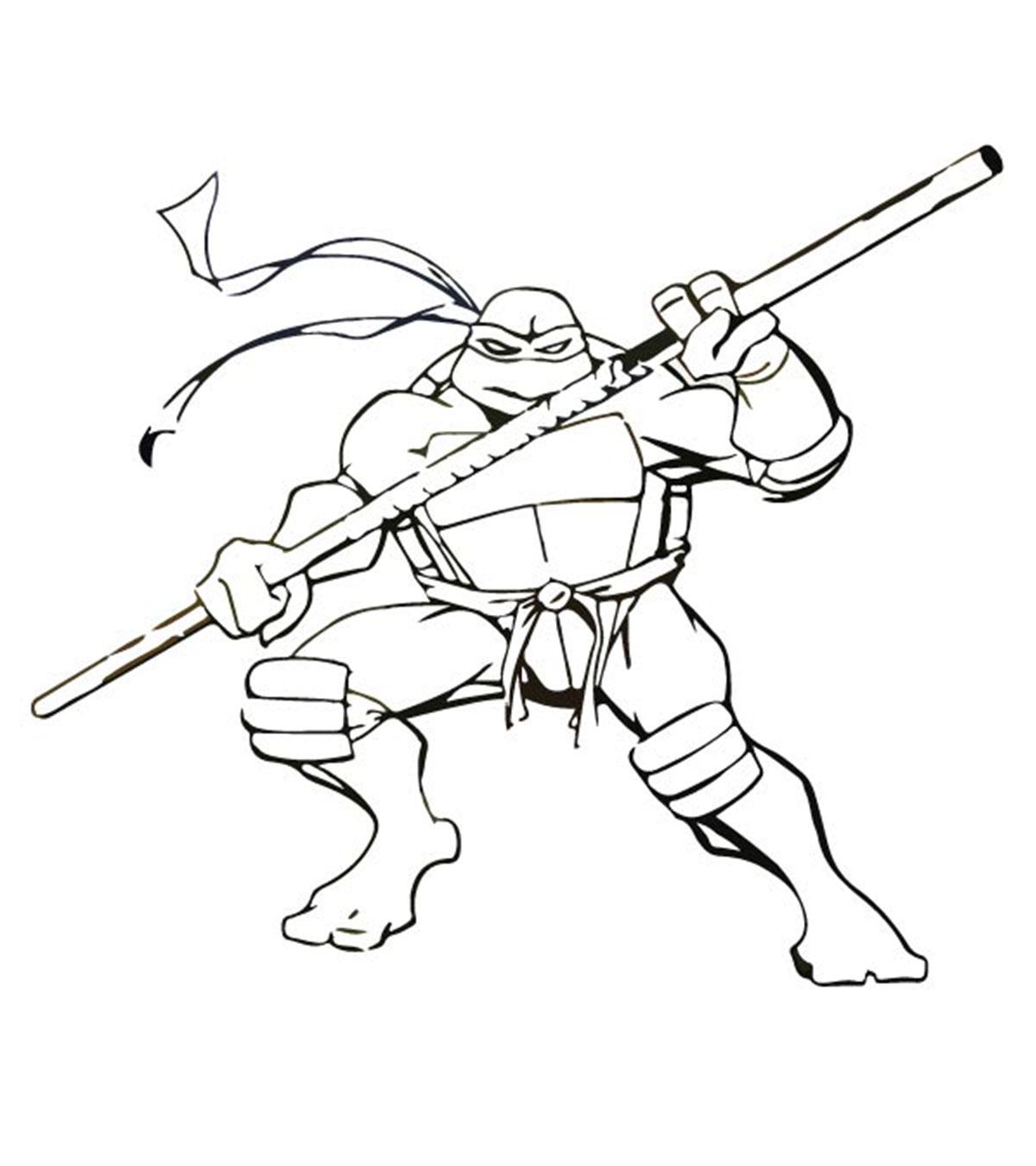 Top 25 Free Printable Ninja Turtles Coloring Pages Online