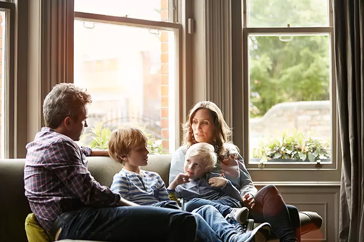 Parents talking to children about trial separation