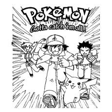 Perfect Pokemon Poster Coloring Pages