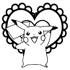 🖍️ Pokémon Pikachu - Printable Coloring Page for Free 