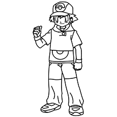 Pokemon Character coloring page