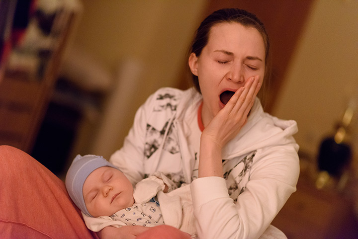 Postpartum træthed