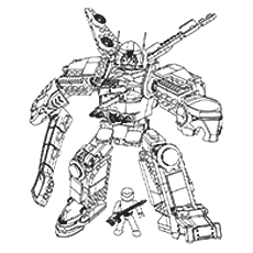 Power Rangers Megaforce coloring page