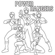 powerranger coloring pages